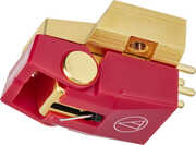 Audio Technica AT-VM740xML Dual Moving Magnet Phono Cartridge with Microlinear Stylus Red/ Gold 