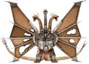 Godzilla vs King Ghidorah - Exquisite Basic - Mecha King Ghidorah Battle Damaged 13" Action Figure