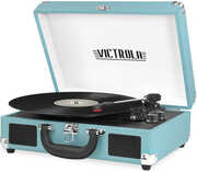Victrola VSC-550BT-TQ Journey Bluetooth Suitcase Turntable 3 Speed (Turquoise)