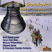 Shostakovich: Symphony No.13 Babi Yar/ Incidental music for King Lear , Kirill Kondrashin