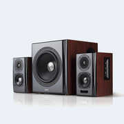 Edifier S350DB Bluetooth Bookshelf Multi-Media Speakers with Subwoofer 120 Watts (Brown)
