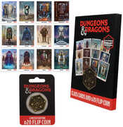 Dungeons & Dragons - Class Cards and D20 Flip Coin 