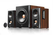 Edifier S360DB Bluetooth Bookshelf Multi-Media Speakers 2.1 150 Watts Wireless Subwoofer (Brown) 