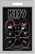 Perri's - Kiss - Faces - Guitar Picks (6 Pack) 