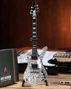 Paul Stanley Kiss Cracked Mirror Iceman 10 Inch Miniature Guitar Replica 