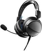 PC Accessory: Wired Headset - Audio Technica ATH-GL3BK Closed-Back Headset with Boom Mic - Black: Compatible with PC, Switch, PS5, Xbox X|S
