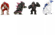 Jada Toys - 2.5" Godzilla x Kong - Godzilla 4 Pack (Godzilla, Shimo, Kong, Skar King)