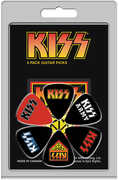 Perri's - Kiss - Logos - Guitar Picks (6 Pack)