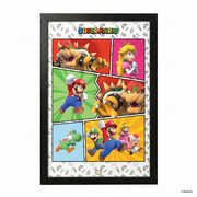 Super Mario- Comic Style 11x17 Framed Gel Coat