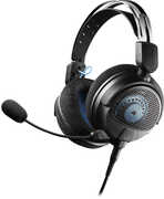 PC Accessory: Wired Headset - Audio Technica ATH-GDL3BK Open - Back Headset with Boom Mic - Black: Compatible with PC, Switch, PS5, XBOX X|S