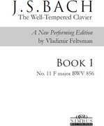 Book 1 - No. 11 F Major 