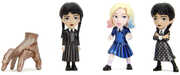 Jada Toys - Wednesday - MetalFigs - 2.5" Diecast Figure 4-Pack (Wednesday, Enid, Wednesday, Thing) 