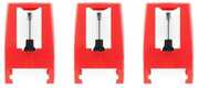 Victrola ITNP-S1 Turntable Replacement Stylus 3 Pack Red 