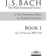 Book 1 - No. 13 F# Major