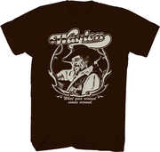 Waylon Jennings - What Goes Around T-Shirt - Medium Chocolate TS0103WYJA2 