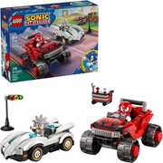 LEGO® Sonic the Hedgehog™ Silver's Car vs. Knuckles' Monster Truck 77118
