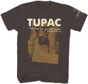 Tupac - Poetry - Large Brown 31781817A3