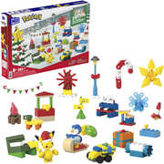 MEGA BLOKS Pokemon Holiday Calendar, 202 Piece Building Toy Set