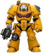 JOYTOY - Warhammer 40k - Imperial Fists: Terminator 2 with Power Fist & Storm Bolter 1/ 18 Action Figure 