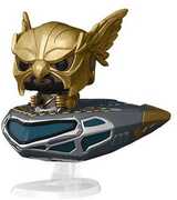 FUNKO POP! RIDE SUPER DELUXE: Black Adam - Hawkman in Cruiser