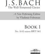 Book 1 - No. 16 G Minor 