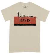 Miles Davis - Classic - Heavy Cotton T-Shirt - Small Sand
