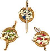 Weta Workshop - The Lord of the Rings Trilogy Pin Set - Weapons of the Fellowship
