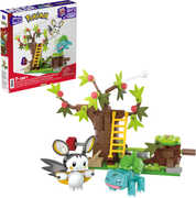 MEGA BLOKS - Pokemon: Emolga and Bulbasaur's Charming Woods, 194 Piece Buiding Toy Set