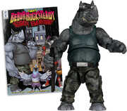 McFarlane Toys - Teenage Mutant Ninja Turtles - Page Punchers - Rocksteady 5" Action Figure with Comic (TMNT) 