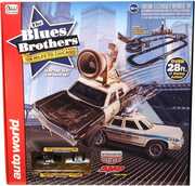 Auto World - The Blues Brothers: 106 Miles to Chicago HO Slot Car Race Set 28' 