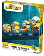 Minions Lunch On a Skyscraper 500pc 24x18 in 3D Lenticular Puzzle 