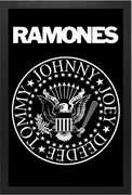 Ramones - Band Seal - 11x17 Framed Print With Gel-Coat 