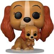 Funko POP! Disney: Lady & the Tramp - Lady with Puppy, 70th Anniversary 