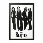 Beatles - Standing - 11x17 Framed Gel Coat