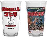Toon Tumblers - Godzilla 1968 - Destroy All Monsters Movie Poster Pint Glass