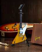 Axe Heaven Gibson Korina Explorer Natural Finish 1:4 Scale Mini Guitar GG-720AH