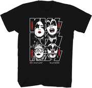 Kiss - Debut Album Cover T-Shirt - Large Black 38101114A3 