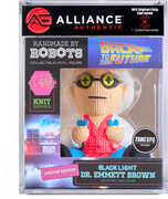 Back to the Future - Dr. Emmett Brown with Jumper Cables Blacklight Limited Edition Vinyl Figure - Alliance Authentic Encapsulated