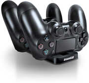 PlayStation 4 Accessory:  Power - DreamGear DGPS4 - 6432 Dual Power Dock Controllers Charging Dock - Black:  Compatible with PS5 