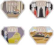 LOUNGEFLY FUNKO PIN SET: STAR WARS 40TH ANNV RETURN OF THE JEDI 4PK