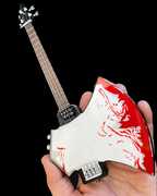 Signature Blood Axe 10 Inch Miniature Bass Guitar Replica Collectible