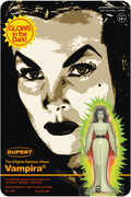 Super7 - Vampira - ReAction Figures Wv3 - Vampira (Monster Glow) , Maila "Vampira" Nurmi