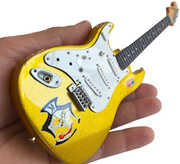 Dick Dale Fender Stratocaster Beast Gold Sparkle 10 Inch Miniature Electric Guitar