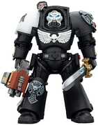 JOYTOY - Warhammer 40k - Raven Guard: Terminator 1 with Power Sword & Storm Bolter 1/ 18 Action Figure 