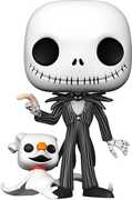 FUNKO POP! Jumbo: Disney: Nightmare Before Christmas - Jack with Zero