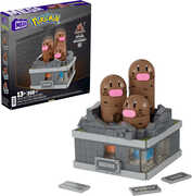 MEGA BLOKS - Pokemon: Mini Motion Dugtrio, 350 Piece Building Toy Set 