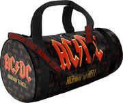 Rocksax - AC/ DC - Logo - Duffle Bag with Strap (Black) 