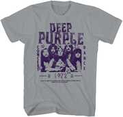 Deep Purple - Concert Dance 1972 T-Shirt - 2XL Gray 24DPP024A5