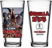 Toon Tumblers - Godzilla 1964 - Ghidorah 3-Headed Monster Movie Poster Pint Glass
