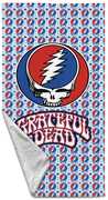 Rocksax - Grateful Dead - Logo Repeat - Beach Towel (32 in x 63 in)